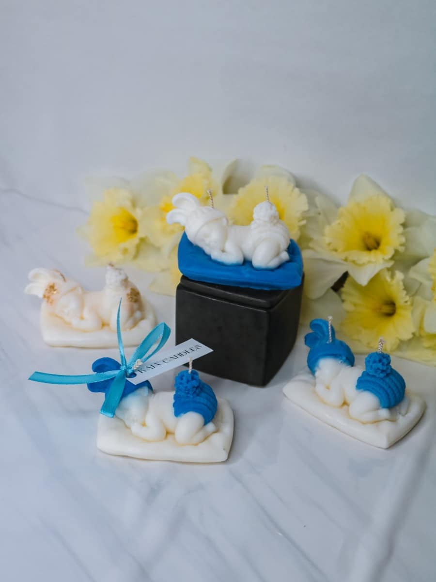 Marturii Botez lumanare BABY - simpla - imagine 5